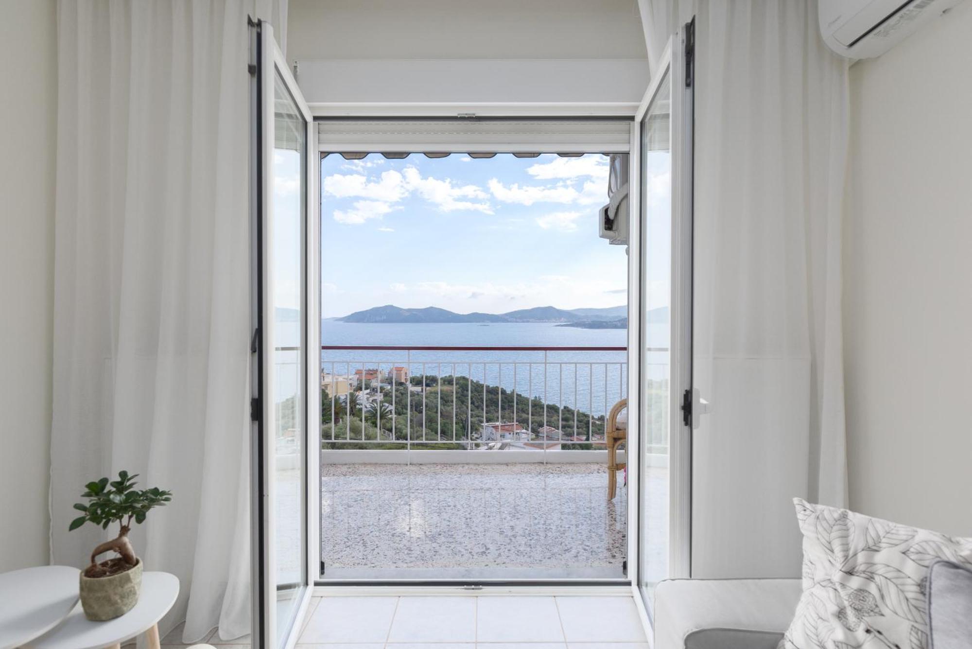 Mimoza'S Sea View Apartment PalaiónTsiflíkion 외부 사진